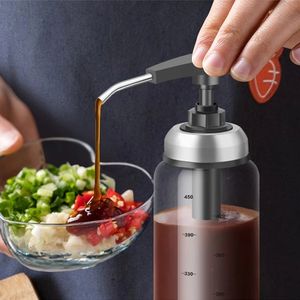 Herb Spice Tools BBQ Oil Spray Bottle Squeeze Sauce Bottle Sprayer Kitchen Tools Seasoning Glass Sealed Storage Bottles For Oyster Ketchup a hdh 221203