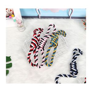 Dog Toys Chews 38Cm Pet Chews Toy For Dogs Tough Nature Cotton Rope Puppy Pop Anti Fidget Toys Toothbrush 20220912 E3 Drop Deliver Dhmcf