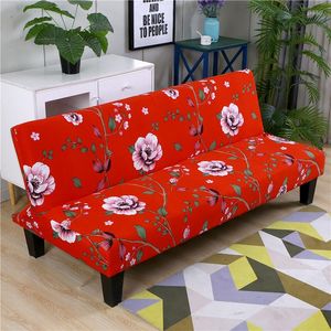 Chair Covers Armless Sofa Bed Cover Folding Modern Seat Slipcovers Stretch Couch Protector Elastic Futon Spandex F8518