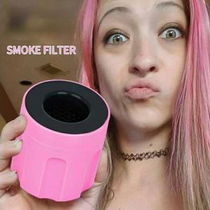 Xhale Buddy Smoke Filter Rökning Tillbehör Portable Office Car Home Air Purifier Extra Changeable Activated Carbon Filter Cotton Smoke Shops Supplies