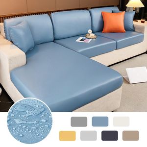 Tampas de cadeira Sofá Seat Cushion Cover impermeável lavável sofá Removível Couch Móveis Protetor de Móveis para Animais de estimação Crianças Cor sólida cor
