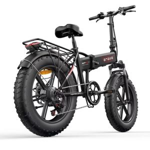 ЕС/США склад Маунтин Электрический велосипед 20-дюймовый толстый шин 750W ENGWE EP-2PRO 48V13A 45 км/ч Электрический велосипед