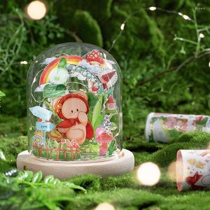 Gift Wrap Lovely Fairy Bear Gold Foil Washi Tapes Journal Masking Tape Adhesive DIY Scrapbooking Decoration Stickers
