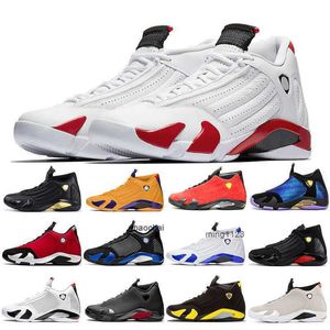 2023 Jumpman 14 14s Basketball Shoes mens Black Toe DMP Reverse FerrarYellow Gym Red Hyper Royal Original Aj Sneakers Graphite Chartreuse UNC JORDON