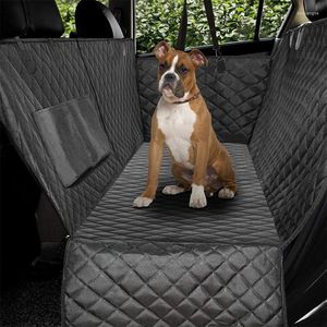 Capas de assento de carro para cachorro Acessórios de capa de viagem à prova d'água ARIER ARRIER HAMMOCK traseiro traseiro Protetor de segurança Transportador de segurança para cães