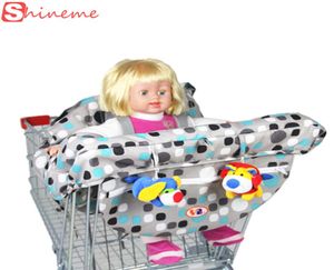 Wholesale WholeBrand 2 colors fivepoint harness quality safety folding supermarket infant child shopping cart cover for baby1000628