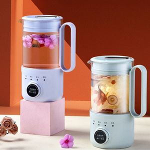 Thermoses Mini Health Pot Портативный туристический туристический электронный чайник Smart 0,6L Стеклянный чайный чайник Термо -цветок