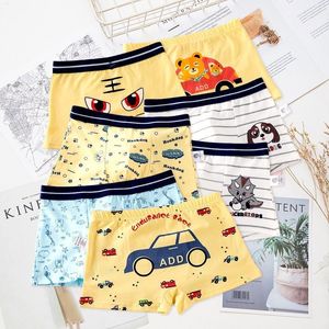 Panties 12Pcs Lot Cotton Underwear For Boys Cute Cartoon Baby Boxer Children Underpants Shorts 2 10Y 221205