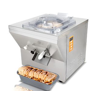 Vertikale Desktop-Eiscrememaschine für frisches italienisches Sorbet mit Früchten und automatischer positiver Umkehrextraktion