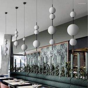 Pendant Lamps Nordic Design Led Light Dining Room Lamp Bedside Bar Cafe Hanging Furniture Home Decor Chandelier