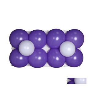 Itens de novidade Balões prateleira de grade quadrada de treliça de plástico modelos de splicing malha de balão home deco wedding party titular 1 dhlsa