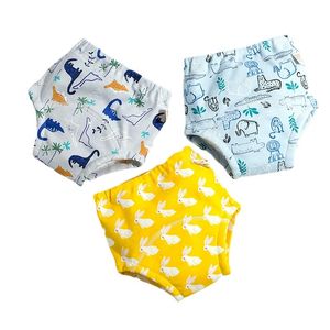 팬티 5pcs 로트 방수 아기 유아 속옷 재사용 가능한 훈련 팬츠 기저귀 221205