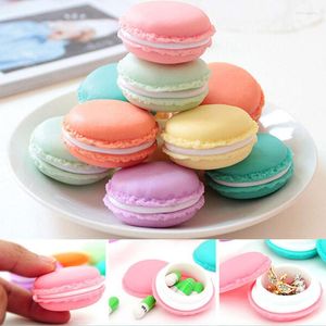 Jewelry Pouches 1Pc Mini Macaron Case For Necklace Earring Package Organizer Gifts Girls Table Decoration Andy Storage Box 4 2CM