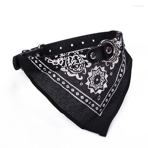 Abbigliamento per cani Cuccioli Fazzoletto da collo Regolabile Animali domestici Gatto Collo Bandana Collare Sciarpa Accessori Per gatti Cani di piccola taglia Nero Rosso Blu Rosa Viola