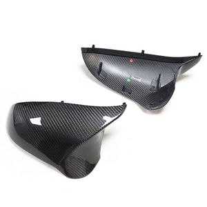 1Pair Car Mirror Cover Side Reomview Auto Mirror Cover Cap f￶r M2C M3 M4 F80 F82 F83 F87 Kolfiber