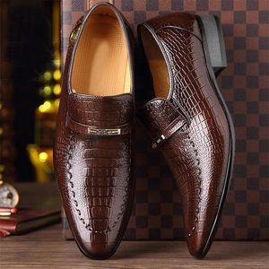 Dress Shoes Mat Fashion Business Casual Business Klasyczny stały kolor PU Wzór wskazany na przyjęcie weselne 221203