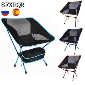 Mobili da campeggio Sedia pieghevole portatile da viaggio Campeggio esterno Tessuto Oxford Ultraleggero Spiaggia BBQ Escursionismo Sedile da picnic Strumenti di pesca 221205