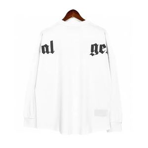 Angels Men's T Shirts Letter Logo Loose Casual Unisex Round Neck Long sleeve Men Women Lovers Style Fashion Trend Casual Shirt Palm Printing t-shirt 06