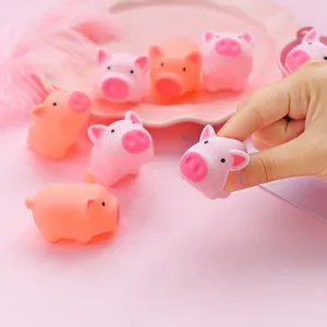 Squishy Toy Pink Pig Popping Animal Squishies Anxiety Stress Relief Autism Disorders Funny Piggy Sensory for Girl Boy Women Girlfriend Birthday Party Favors