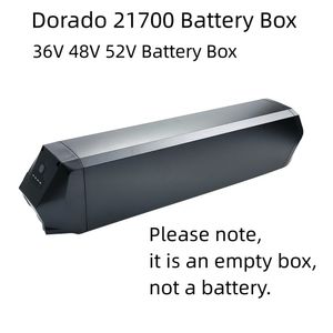 52pcs 65pcs Dorado 21700 Intube Battery Box 36V 48V 52V Custodia per batteria vuota con supporto per cella