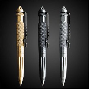 Gel Pens High quality Metal Colour Tactical defense pen School student office Ballpoint pens