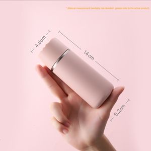 Thermoses Mini Vacuum Flask Girl Cute Small Capacity Coffee Thermos Bottle Portable Stainless Leak Proof Thermal Mug Miss Birthday Present 221205