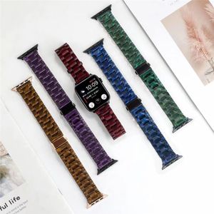 Smart Straps Luxury Magic Three Bead Glitter Wrist Strap Link Bracelet Watchband Band for Apple Watch 38 40 41 42 44 45mm 49mm iWatch Series Ultra 8 7 6 SE 5 4 3 2