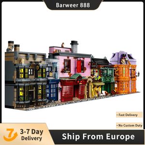 20007 Building Blocks 5544pcs Movie Series Castle Diagon Alley Compatible 75978 Toys Christmas gift