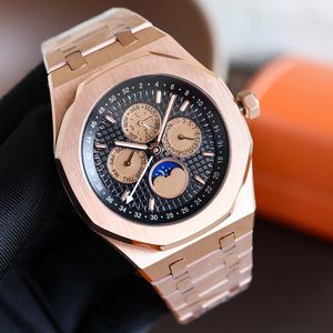 R￶relse tittar automatisk mekanisk m￤n designer armbandsur 41 mm aff￤rs armband rostfritt st￥l 904l safir vattent￤t montre de luxe