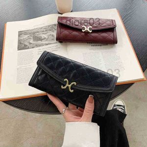 Leather Celins Card Wallet Womens Mens Europe and America Fashion Brands Small New Long cc Wallet Handbag Student Mini Purse