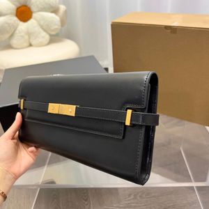 Klassische Damen-Clutch-Taschen, Handtaschen aus Krokodilleder, neue Designer-Damen-Geldbörse, Street-Fashion, Goldschnalle, Geldbörse, Tasche, Damen, Manhattan 12061