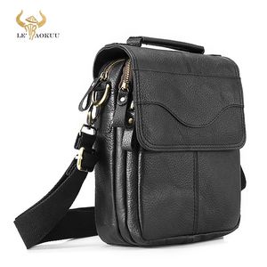 Borse da sera Borsa a tracolla da uomo in pelle di qualità Design casual maschile Borsa a tracolla moda in pelle bovina 8 