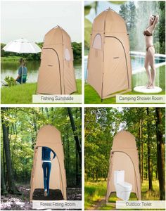Tomshoo Camping Tent Outdoor Shower Tent van Ruus Toilet Bath Changing Fitting Room Beach Privacy Shelter Travel4780149