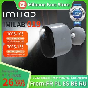 IP -kameror Imilab EC4 Solar Camera Outdoor Spotlight Video Surveillance System Kit 4MP HD IP Wireless WiFi Smart Home Security CCTV Webcam T221205