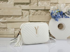 Luxurys designers Tassel axelpåsar Purese kvinnor lou quiltade läderkamera sooho disco handväskor fransade messenger handväska crossbody väskor plånbok kväll väska