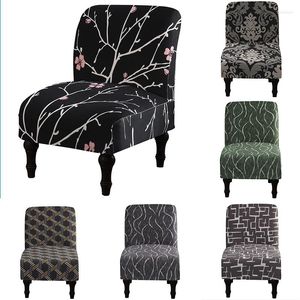 Chair Covers Elastic Accent Cover Slipper Seat Slipcover For Dining Room Short Back Single Sofa Protector Living Decor