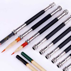 1 Pcs Adjustable Dual Head  Single Head Pencil Extender Holder Sketch School Office Painting Art Write Tool for Writing Gift