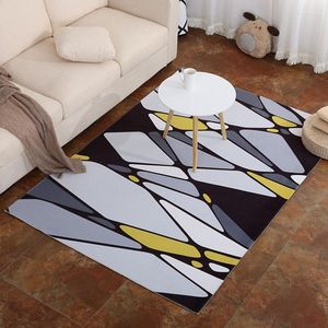 Carpets Modern 3D Geometric Carpet Minimalist Bedroom Living Room Coffee Table Rug Non-slip Office Chair Mats Home Decor