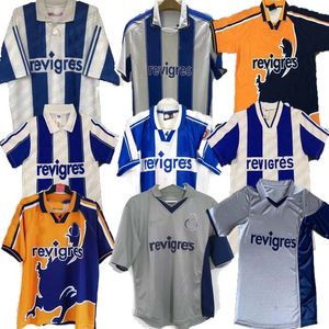 1994 95 97 99 Porto Retro Soccer Jerseys 2001 03 04 Cup Final Home Away Men Deco Finals Vintage voetbalshirt Kits Blue Yellow Uniform McCarthy Derlei