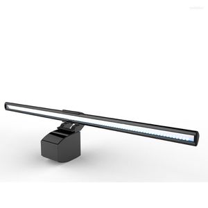 テーブルランプは、画面にまぶしさのないタスクランプを導いたアイスケアUSB電動コンピューターモニターライトセーブデスクスペース3色温度