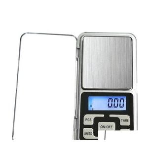 Vägningsskalor Mini Electronic Digital Scale Jewelry Väg NCE Pocket Gram LCD Display med Retail Box 500g/0,1 g 200g/0,01 g 293 V2 DHO7Z