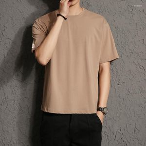 Мужские рубашки T Осенняя и зимняя мода Slim Solid Color Round Neck Europe The Suty States простые