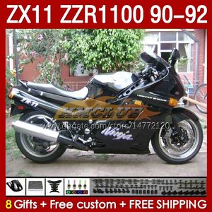 カワサキニンジャZX 11 R 11R ZX-11 r ZZR1100 ZZR 1100 CCボディ164NO.26 ZX11 R 90-92 ZX-11R ZZR-1100 ZX11R 90 91 92 1990 1990 1991 1991 1992 ABSフルフェアライニング