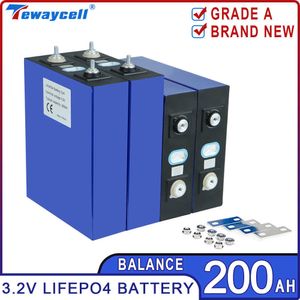 Neue 200Ah Lifepo4 Batterie Pack 3,2 V Grade A Lithium Phosphat Prismatische Zelle DIY 12V 24V 48V für PV Solar Golf Cart Wiederaufladbar