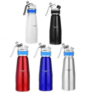 Utensílios de cozinha por atacado criativo 500 ml pistola de alumínio carregadores de espumas frescos Creme de sobremesa Dispensador de creme para o bolo de chicote Fazendo P1206