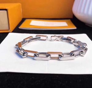 Fashion Bracelet New Arrive Chain Man and Woman 316L Titanium Steel Engrave Colored Bracelet 18K Plated Gold Thick