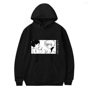 Herrtröjor ungdomsstudenter pojkar flickor barn tröjor x anime hisoka cosplay kurapika män hoodie tröja