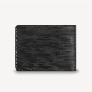 Men Short Leather Slender Wallet Marco Credit Card Slots Gusseted Bill Compartment Designer Male Amerigo Zippy Organizer252u