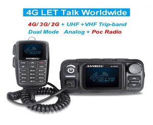 Walkie Talkie AnySecu 4G LTE Band och UHF VHF Dual 25W M9900 Cross Mobile Radio Sim Card med USB CABLE14471060