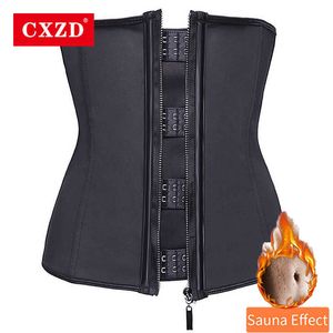 Cintura dimagrante CXZD Cintura da donna Cintura modellante per il corpo Cintura traspirante per il controllo della pancia Corsetto sottoseno con cerniera Cintura dimagrante Shapwear T221205